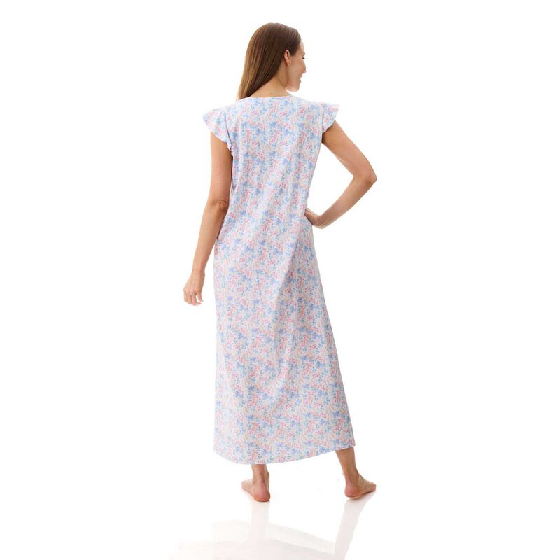 Givoni Penny Flutter Sleeve Long Nightie image number 1